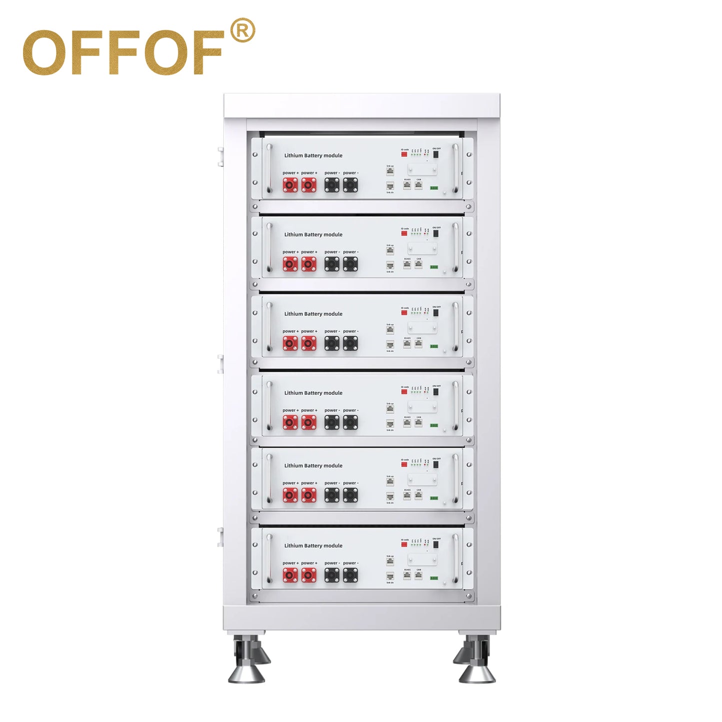 OFFOF 5.3Kwh Solar Storage PV Battery,LifePO4 Lithium Battery, 48v 200Ah 10kwh Battery Wall Mouted Lithium Battery Lifepo4 48v 51.2v 100Ah