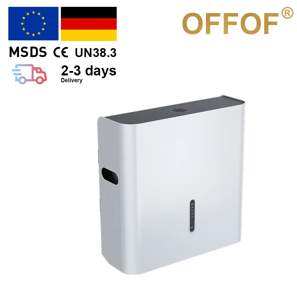 OFFOF 51.2V 100Ah 5Kwh solar storage wall-mounted 48V brand new LifePO4 lithium battery