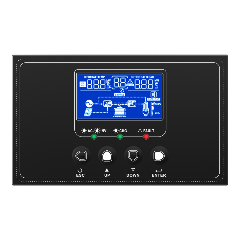 OFFOF Solar Inverter Box Remote Control LCD Display + WiFi module built-in Dust-proof net + Parallel Cards