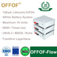 OFFOF 5.3Kwh Solar Storage PV Battery,LifePO4 Lithium Battery, 48v 200Ah 10kwh Battery Wall Mouted Lithium Battery Lifepo4 48v 51.2v 100Ah