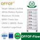 OFFOF 5.3Kwh Solar Storage PV Battery,LifePO4 Lithium Battery, 48v 200Ah 10kwh Battery Wall Mouted Lithium Battery Lifepo4 48v 51.2v 100Ah