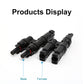 Y T Solar Plug PV Kables Distributor Socket Coupler Fuse PV For MC4 Pair IP67 Waterproof 30A Solar Cable 4mm² 6mm² Solar Panel