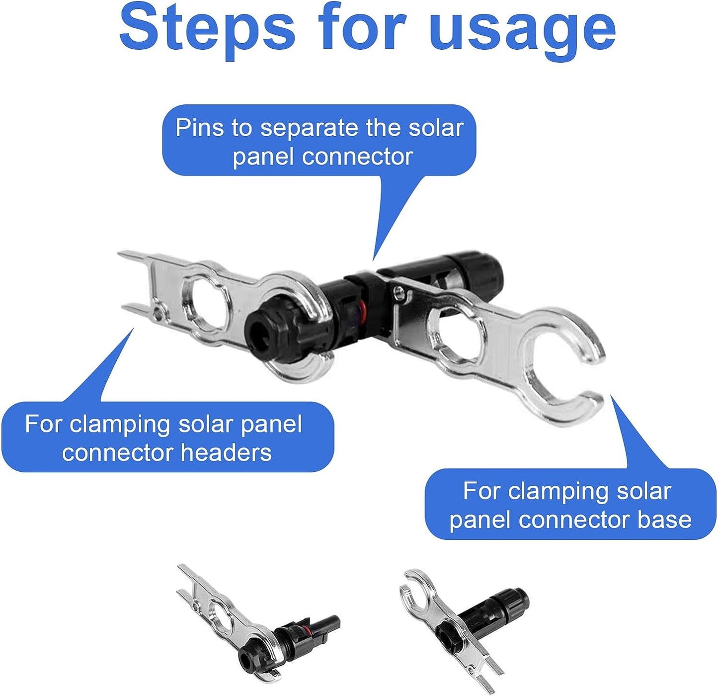 MC4 Key Tools Assembly Plug Socket PV Solar Metal Stable Artifact Wrench