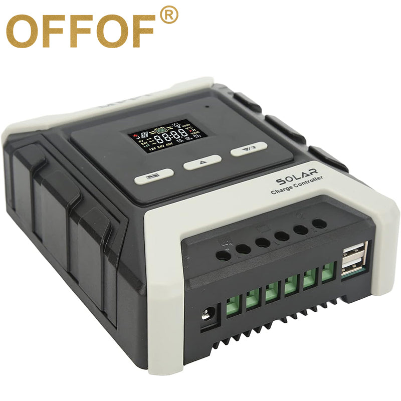 MPPT Solar Charge Controller 12V/24V/48V Auto Battery System 10A/20A/30A/40A/50A/60A/80A