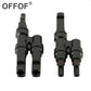 Y T Solar Plug PV Kables Distributor Socket Coupler Fuse PV For MC4 Pair IP67 Waterproof 30A Solar Cable 4mm² 6mm² Solar Panel