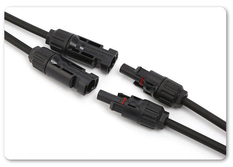 Solar Cables Plug PV Kables PV For MC4 Pair IP67 Waterproof 30A Solar Cable 4mm² 6mm² Solar Panel System