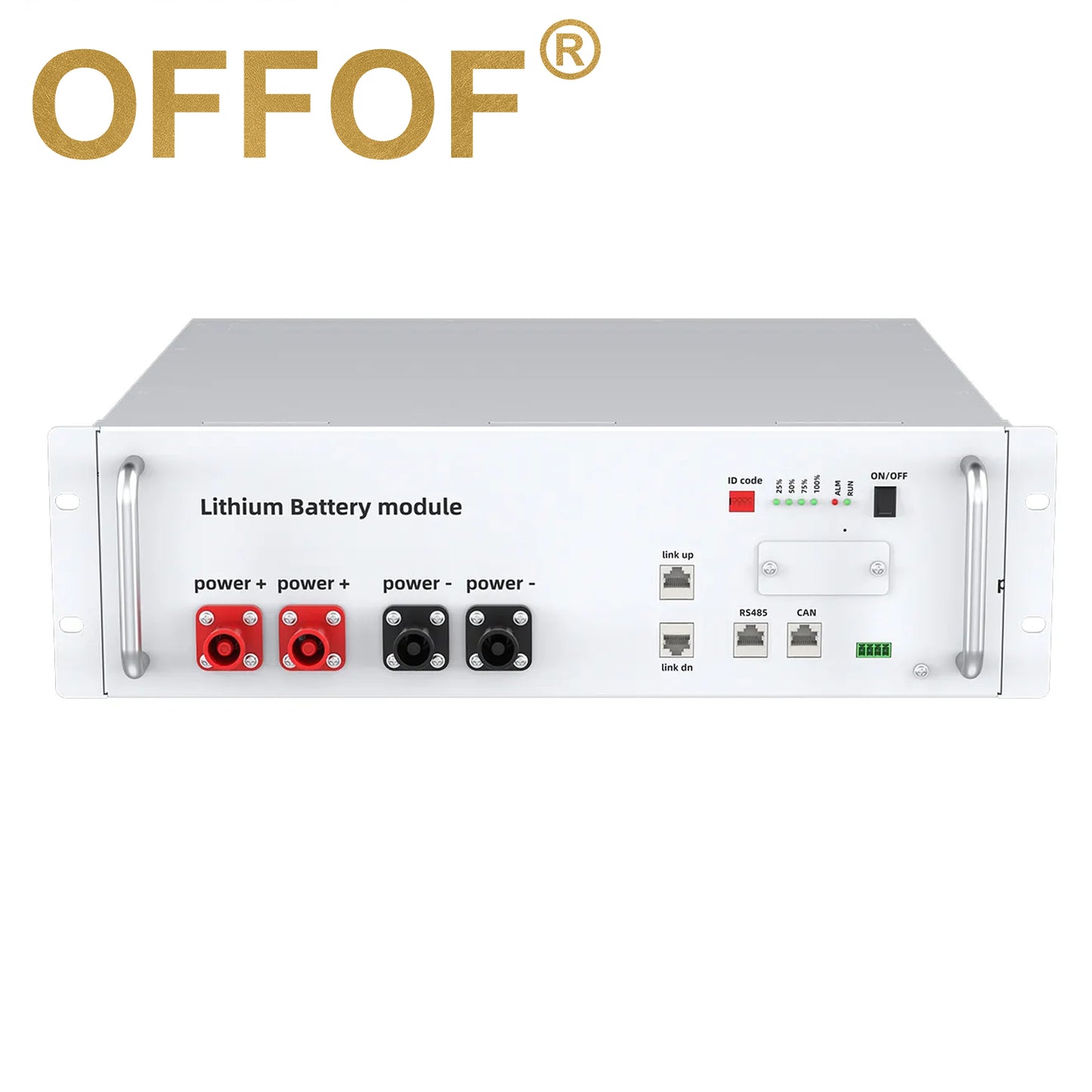 OFFOF 5.3Kwh Solar Storage PV Battery,LifePO4 Lithium Battery, 48v 200Ah 10kwh Battery Wall Mouted Lithium Battery Lifepo4 48v 51.2v 100Ah