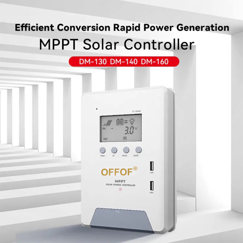 MPPT-LM Solar Charge Controller Solar System 12V/24V/48Vdc Battery System BMS CE/ROHS/FCC for Lifep04 Sealed Gel AGM Flooded Lithium Battery