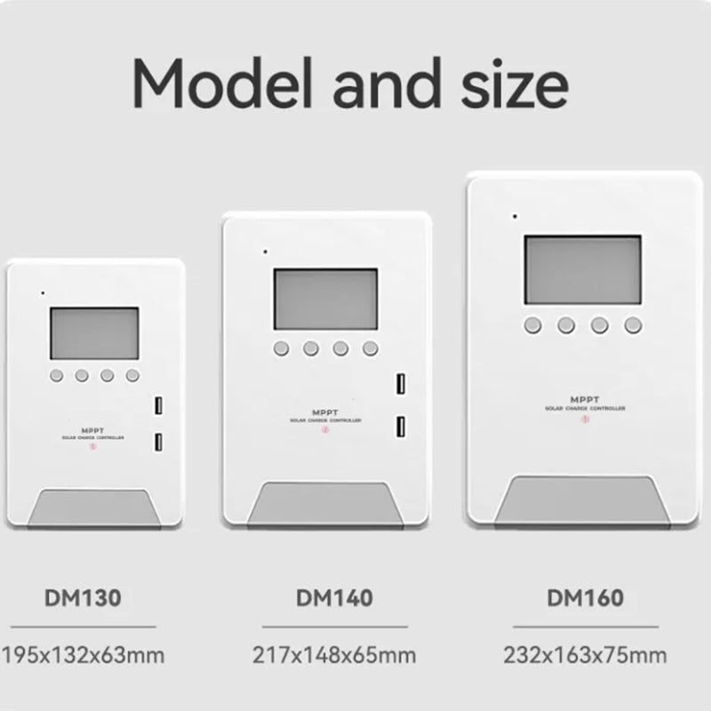 MPPT-LM Solar Charge Controller Solar System 12V/24V/48Vdc Battery System BMS CE/ROHS/FCC for Lifep04 Sealed Gel AGM Flooded Lithium Battery