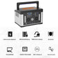 OFFOF 700W Protable Power Station 577Wh Max Load 1000W, AC Charging, Car Charging. Solar charging, three USB ports, suitable for outdoor work, outdoor camping, fishing, car power generation.