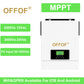 OFFOF MPPT Solar Inverter 2000Watt 3200Watt Hybrid Inverter Support RS232/GPRS/WIFI AC 230V to DC 24V Pure Sine Wave Output Solar Inverter