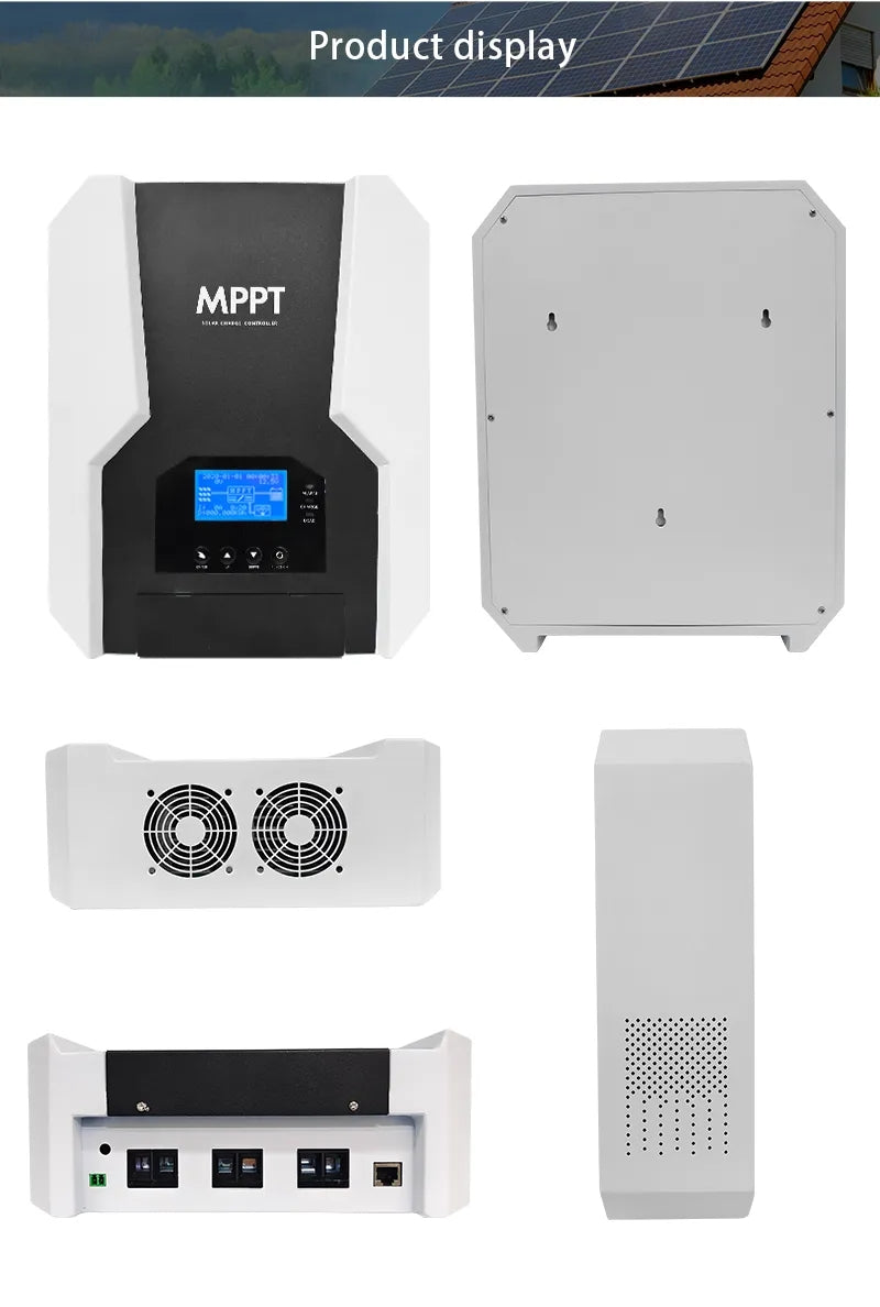 MPPT-Max Solar Charge Controller 12V/24V/48V Auto  40A/60A/80A/100A/120A For All Battery Type WIFI Controller